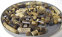 Aussortierte schlechte Pellets