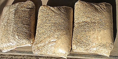 Sackware mit hohem Staubanteil